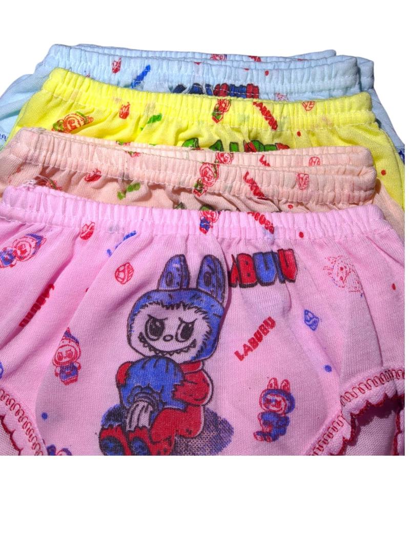 Product Introduction of CD Labubu isi 6 pcs Celana Dalam Anak Perempuan Motif Labubu Usia 1-8 Dalaman Anak Cewek Terbaru 11