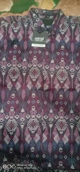 Product Review of DGM Kemeja Batik Pria Lengan Pendek Batik Songket 005 A from u**1 0