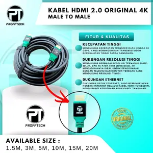 KABEL HDMI 2.0 4K 1,5M, ORIGINAL PROFFTECH