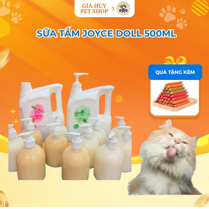 Sữa Tắm Nước Hoa Dưỡng Lông Siêu Thơm Joyce & Dolls Cho Chó chai chiết 500ml