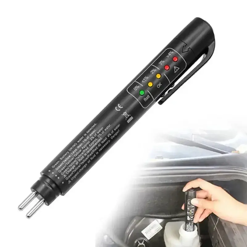 Universal Car Brake Liquid Digital Tester Accurate Oil Quality Check Pen Auto Vehicle Fluid Testing Tool