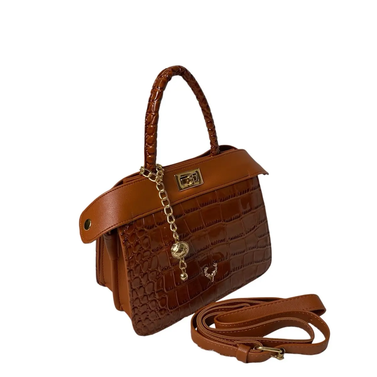 Tas tangan/salempang wanita model kotak ruang ruang