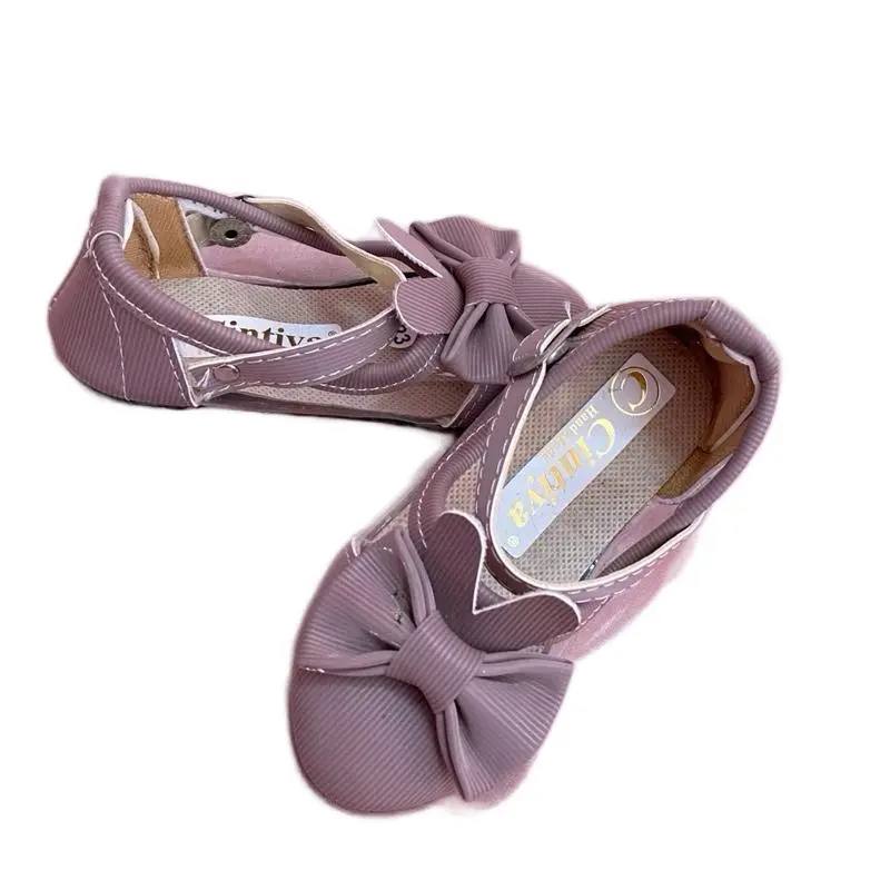 Sepatu wanita balet pita depan kelinci Shoes re komenda