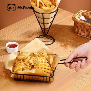French fries serving basket / keranjang saji untuk kentang ayam goreng snack  untuk restoran cafe