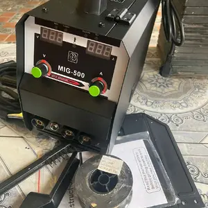 Mesin Las Mig Mma Tig MIG-500 dengan Kontrol Digital dan Kabel Terpasang untuk Proyek Las Anda