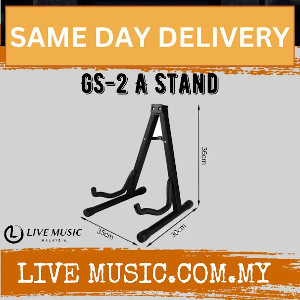 Live Music Guitar A Stand GS-2 Universal
