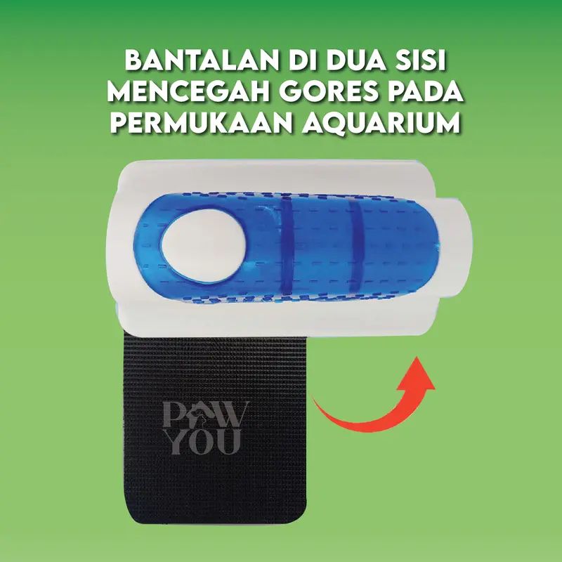 Alat Pembersih Kaca Aquarium Sikat Magnet Premium Magnetik Brush Design Kecil 7