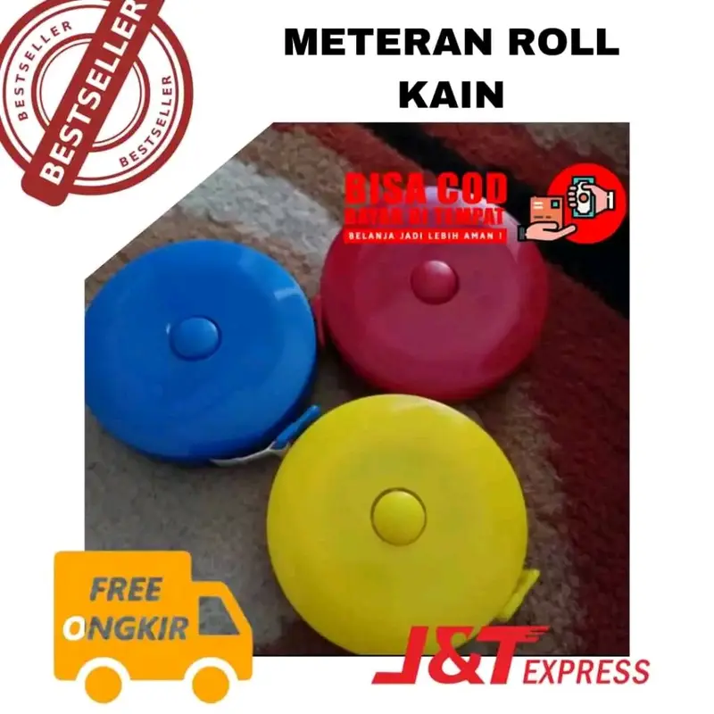 BAYAR DI TEMPAT  Meteran Roll Kain / Baju / Badan [SHO] 0