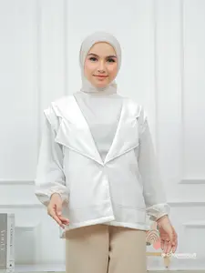 Couplelicious Vest Luxestitch Wanita Vest Muslimah Kekinian Bahan Vinna Cotton Premium Airflow