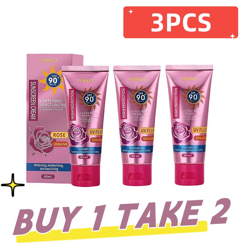 BUY 1 TAKE 2 YESHUI Sunscreen Cream with SPF 90+ PA+++ Effective ...