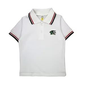 Kaos polo anak motif buaya/atasan kerah anak motif buaya/baju wangki anak anak Fashion