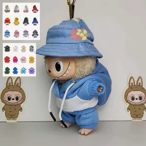Hoodie | Celana Multiwarna Boneka Labubu - Baju Labubu - Handmade Fashion Clothes Hoodie | Pants Labubu Doll Toys