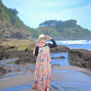 CANDA Jumpsuit Motif Floral Bahan Rayon Viscose Premium Overall Susun Wanita Dress Setelan Katun Best Seller Panjang Pendek Bali Ukuran Standar & Jumbo
