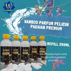 WANBOS Pelicin Pakaian Premium Kemasan Refill 250 ML Kualitas Premium & Penggunaan Mudah untuk Perlindungan Maksimal
