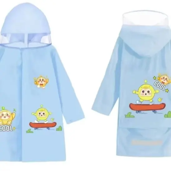 JAS HUJAN TERUSAN ANAK MODEL TERBARU LUCU DENGAN RUANG TAS RANSEL 901-919