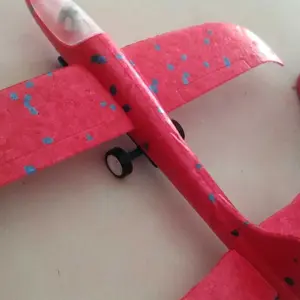 igoods.rose Mainan Terbang Luar Ruangan Anak-anak/Mainan Pesawat Busa/Mainan Luar Ruangan Pesawat Berlampu