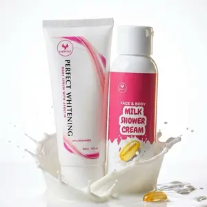 Paket bundling Body Serum with Milk Shower Cream