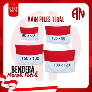 BENDERA MERAH PUTIH ISI 20PCS ATAU 1KODI BENDERA MERAH PUTIH HUT RI/BENDERA MERAH PUTIH UKURAN KECIL SAMPE UKURAN JUMBO