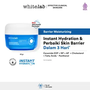 WHITELAB CERAMUG BARRIER WATER MOISTURIZER - PELEMBAP KULIT WAJAH KERING PERBAIKI SKIN BARRIER SIANG MALAM DENGAN CERAMIDE [BPOM]