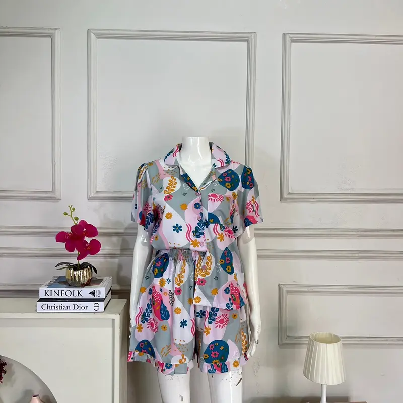 KIKI SET / SETELAN PENDEK / PIYAMA PENDEK Wanita 6