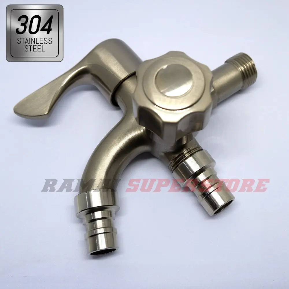 Kran Cabang Keran Shower Faucet Tembok Premium