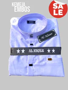 kemeja koko warna putih kemeja sultan murah 2025 kemko bahan embos baju lebaran 2025