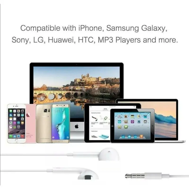 Tai Nghe Apple, Tai Nghe Nhét Tai, Có Mic, Cho iPhone 6s, 6 Plus, 5s, iPad, iPod 8