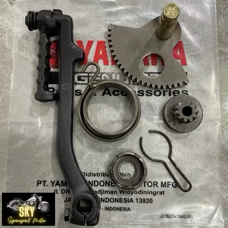 ￼Selahan As Selah Gigi Mio Sporty Smile Soul GT Mio 5TL Mio Karbu Nouvo Fino Karbu Mio Old Lama Pedal Kick Starter Gigi Kampak Gigi Pinion Perselah Sepaket Murah Yamaha Motorcycle