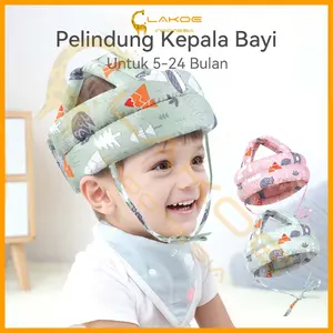 LAKOE Topi Helm Pelindung Kepala Bayi Anti Bentur Baby Head Protector