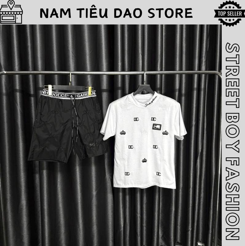 Bộ Thun Nam Thêu DC Sắc Nét Họa Tiết Như Hình Mã Bộ DCC 0