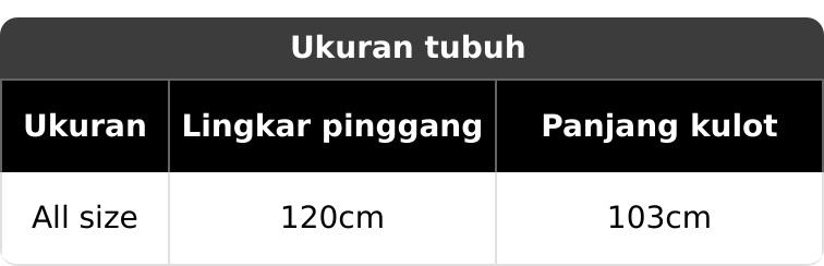 Kulot highwaist kerut Premium