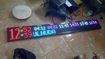 Product Review of jam digital masjid rgb ukuran 160x20cm & 200x20cm from A**d H**3 0