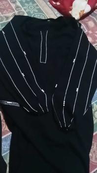 Product Review of Abaya Gamis Remaja Simple Dress Hitam Mutiara Adya Mom and Kids Muslim Wanita Dewasa Bordir Mewah Arab Renda Turki Syari Kombinasi Putih from f**i 0