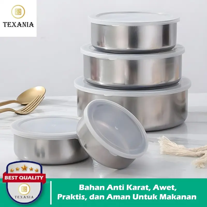 FRESH BOX RANTANG SUSUN STAINLESS / RANTANG 5 SUSUN STAINLESS (FREE BUBLE WRAP) Rantang susun paling 6