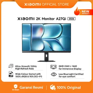 Xiaomi 2K Monitor A27Qi 2026 | QHD 2560 × 1440 for Immersive Display | Ultra-Smooth 120Hz High Refresh Rate | Wide Colour Gamut with 100% sRGB & 95% DCI-P3 | Low Blue Light Certified for eye comfort | Monitor PC [Xiaomi Official Store]