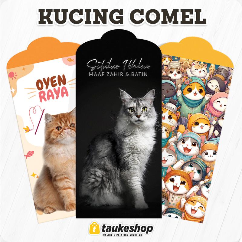 Sampul Duit Raya 2025 - Tema Kuceng Comel, sampul raya Pape - TikTok ...