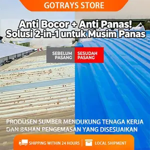 10M 30M Lakban Anti Bocor Waterproofing Membrane Atap Pelapis Atap Anti Bocor + Anti Panas Sticker Waterproof Lakban