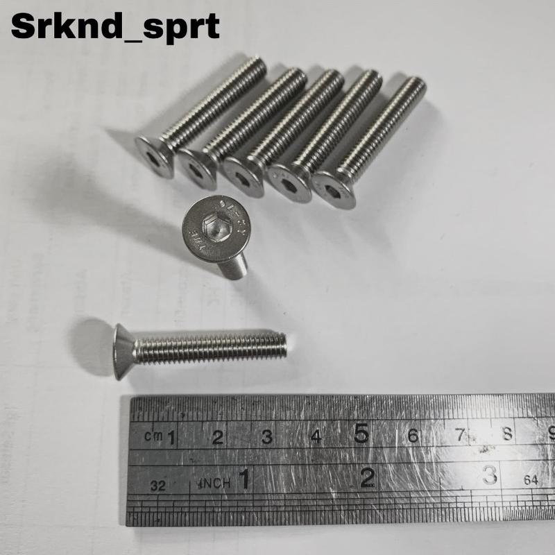 Baut popor stainless 2cm / 2.5cm / 3.5cm 1pcs 0
