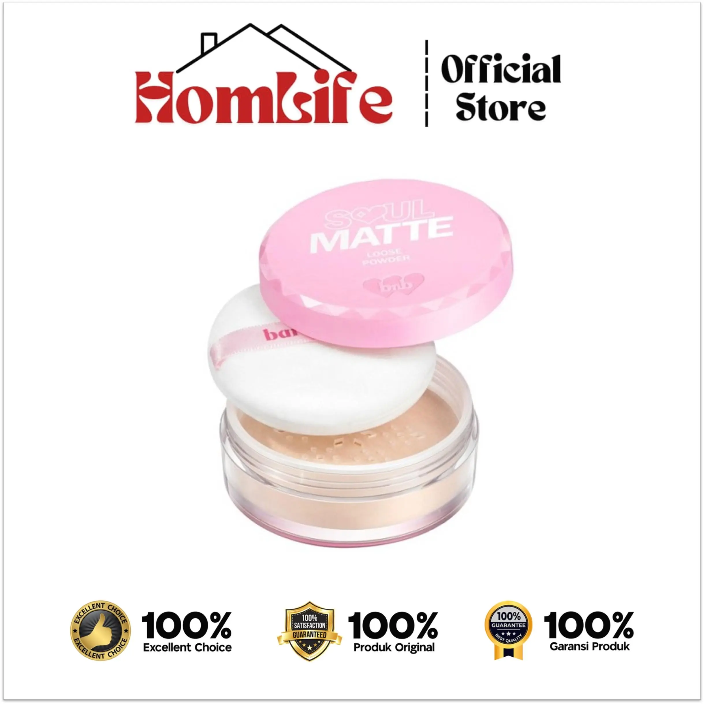 BNB barenbliss Soul-Matte Loose Powder Korea Bedak Tabur