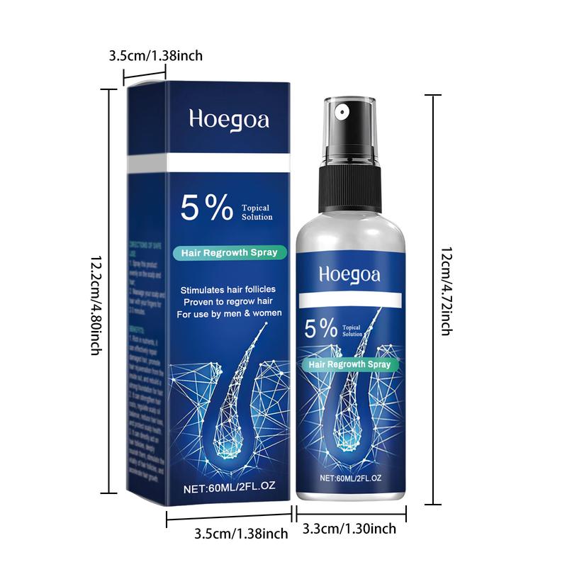 Product Introduction of 60ml Topical Solution Hair Regrowth Spray for Use By Men & Women Hair Care Spray 0