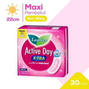Laurier Active Day Maxi 30s - Pembalut Non Wing 22cm