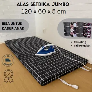 Alas Setrika JUMBO 120x60x5 Cm  - Alas Gosok Tebal Premium Anti lengket Bisa Untuk Kasur Anak
