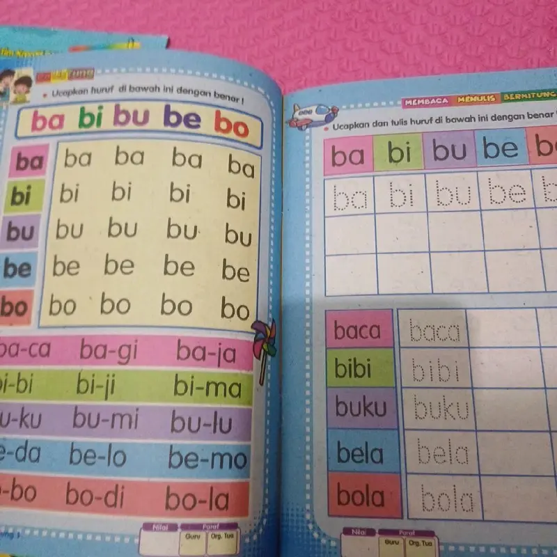 Buku 1 Paket isi 4 buku  CALISTUNG ~ Edukasi 6