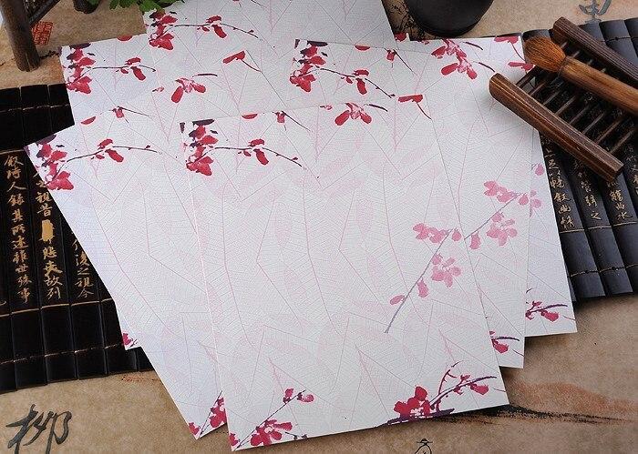 Product Introduction of 8pcs/lot Chinese Style Flower Letter Pad Writing Paper Letter for Students Kids Gift School Supplies Students Stationery 13
