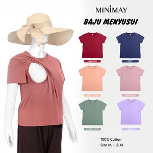 Baju menyusui bukaan samping atasan maysara