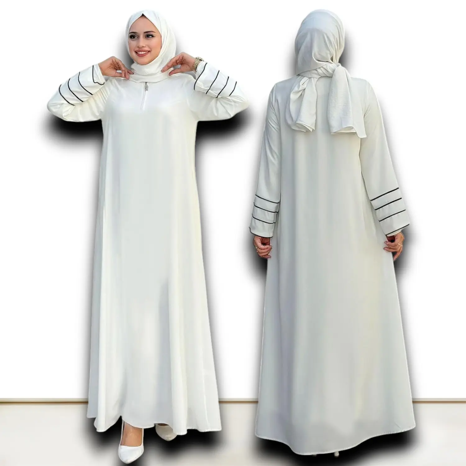 Jembarmuslim Abaya Klalida Crinkle Airflow Gamis Syari Remaja Muslim Dewasa Wanita Dress