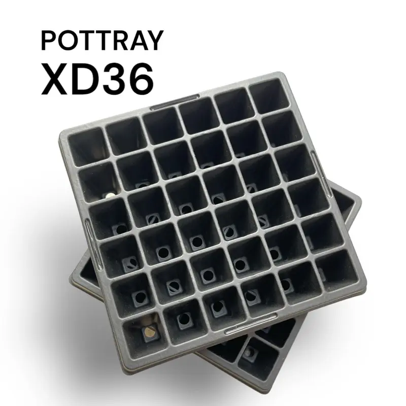 Mini Pottray XD 36 praktis dan ekonomis hemat biaya tenaga san sangat efisien dalam pembibitan tanaman. paket  berkebun