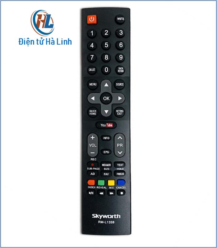 Điều khiển tivi Sky worth RM-L1359 dùng cho tvi smart LED LCD