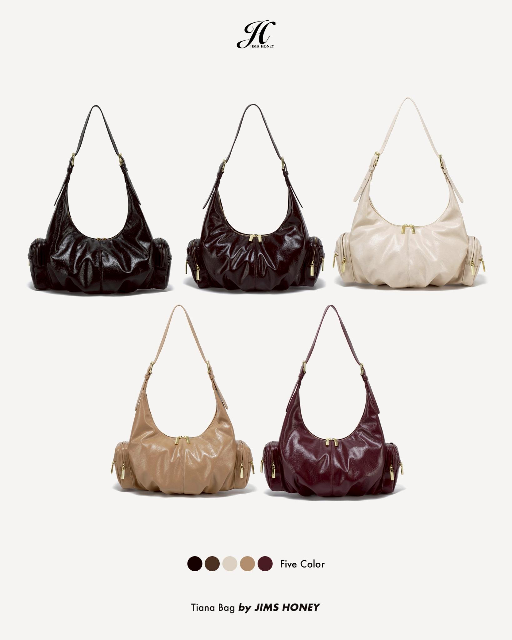 JIMS HONEY TIANA BAG  Tas Selempang dan Hand Bag Wanita Slingbag Cewek Jimshoney Trendy Elegan Kulit