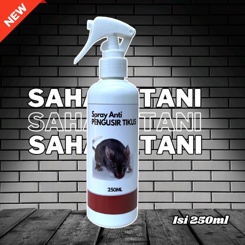 Spray Pengusir Tikus Rumah | Tikus Kendaraan | 100% Bahan Alami | Perlindungan Maksimal Tikus Hilang Total | Pilihan Ukuran 250ml | Isi 1 Liter | 1L Gratis 250ml 2